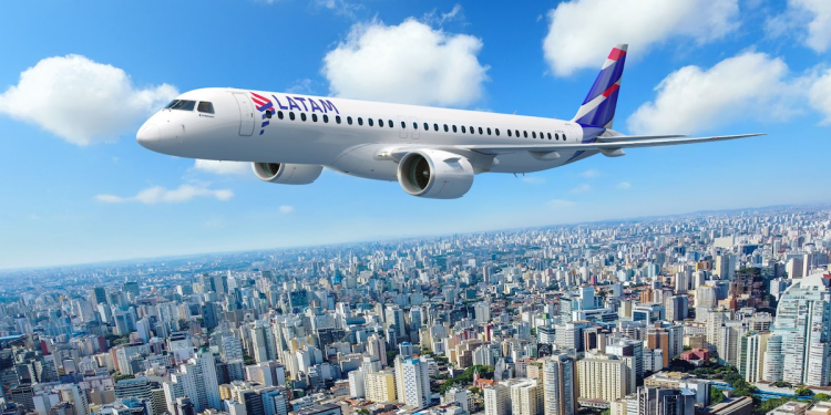 Grupo LATAM anuncia plan para fortalecer la conectividad en Sudamérica con el Embraer E195-E2