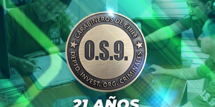 Departamento Investigación de Organizaciones Criminales (OS9) de Carabineros celebró su 21° aniversario 
