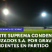 Corte Suprema condenó a Cruzados S.A. por graves incidentes ocurridos en partido disputado en el estadio San Carlos de Apoquindo