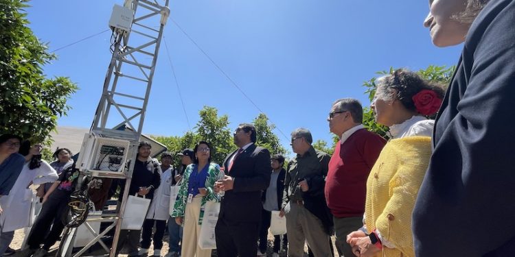 Presentan la primera plataforma pública del Norte Grande para el monitoreo de gases invernadero