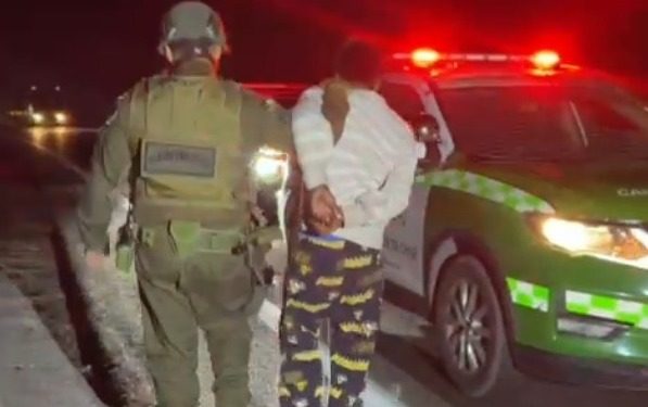 Ronda preventiva de Carabineros en Pozo Almonte deja cuatro detenidos