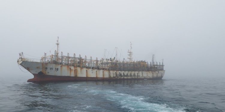 Sernapesca y Armada mantienen fiscalización de flota extranjera que ingresa a aguas nacionales para recalar