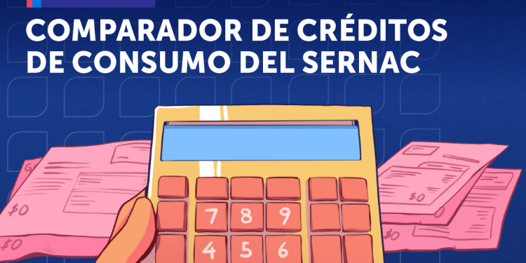 Comparador de créditos de consumo del Sernac: más de 132 mil pesos de diferencia en préstamo de 1 millón a 12 meses plazo