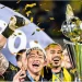 Brayan Cortés campeón con Peñarol en el torneo Copa de Uruguay