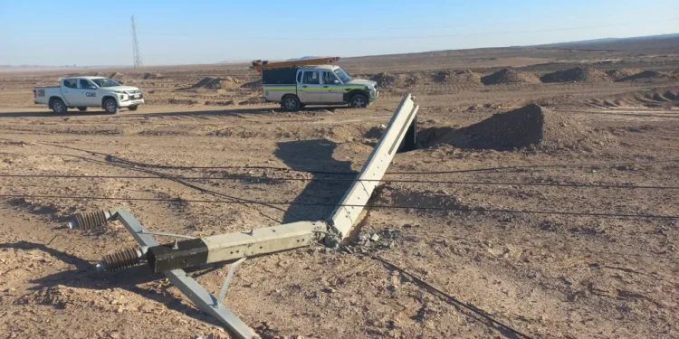 Robo de cables y derribo de 19 postes corta el suministro eléctrico en caletas al sur de Iquique