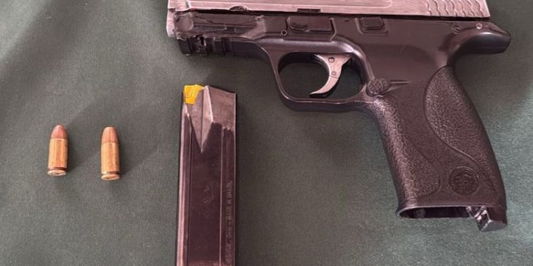 Detenido por porte de arma de fuego y munición