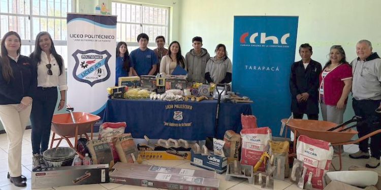 CChC Tarapacá fortalece alianza educativa con aporte al Liceo Politécnico de Iquique