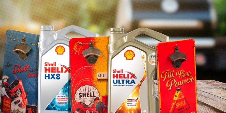 ¡Destapa la Potencia con Shell Helix! Big Promo 2025 con destapadores vintage de regalo.