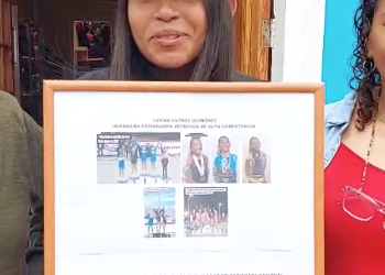 Tahira Estroz, patinadora artística recibió un homenaje del Museo del Deporte «Hernán Cortez Heredia»