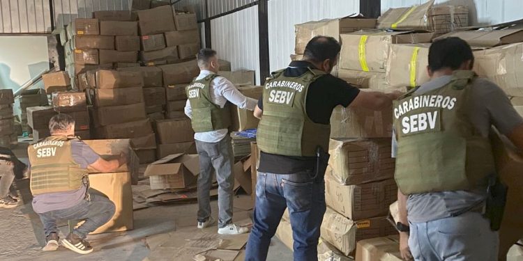 Carabineros recuperan mercaderías robadas avaluadas en 200 millones en Alto Hospicio