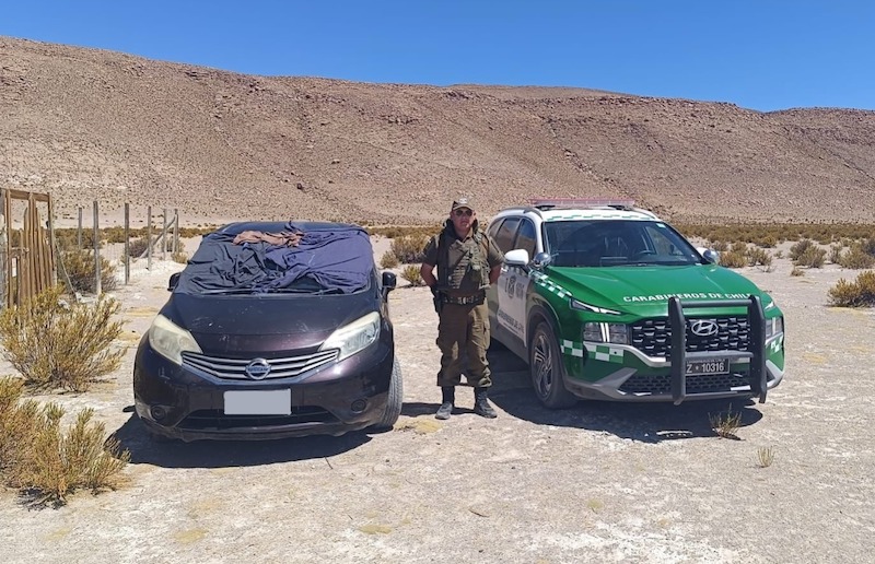 En 24 horas Carabineros de Tarapacá recuperó tres vehículos robados
