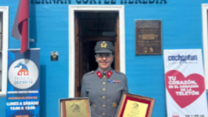 Jasmine Pacheco Saavedra es homenajeada por el Museo del Deporte “Hernán Cortez Heredia”