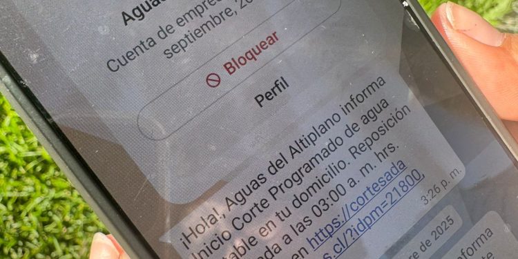 Aguas del Altiplano cuenta con sistema de notificaciones por WhatsApp para mantener informados a sus clientes
