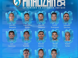 Club de Deportes Iquique dice «Adiós» a 14 jugadores