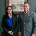 Saludo protocolar del nuevo comandante en Jefe de la VI División de Ejército a la Fiscal de Tarapacá