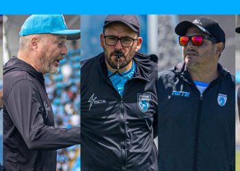 Triunvirato técnico en Club de Deportes Iquique: Guerrero, Villalobos y Taucare / Con apoyo de Naranjo y Oyarzún