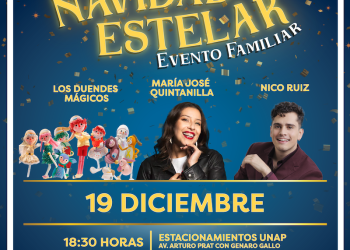 María José Quintanilla, Duendes Mágicos y Nico Ruiz se presentan hoy en espectáculo musical gratuito para la comunidad