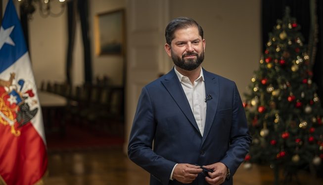 Presidente  Boric entregó mensaje de fin de año en cadena nacional