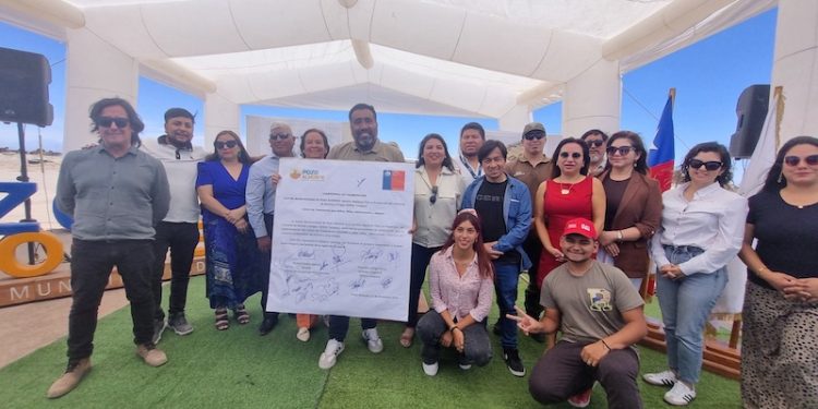 Hito simbólico del primer centro regional de tratamiento para niños, niñas y adolescentes en Pozo Almonte