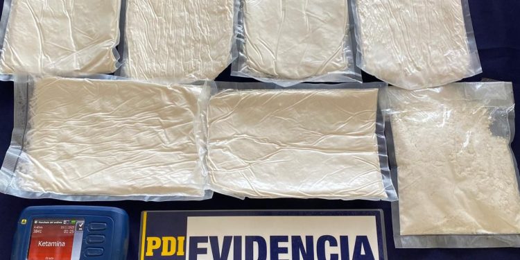 PDI detenido en aeropuerto: Portaba más de 2 kilos de ketamina