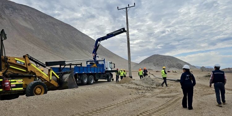 Reposición del servicio avanza tras robo de cables en el borde costero de Iquique