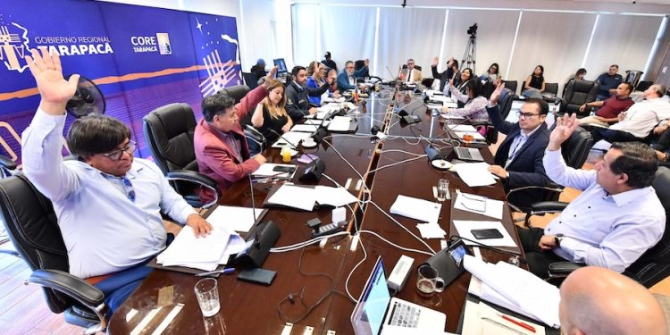 CORE Tarapacá aprobó inversión 2026 FNDR con un gasto anual de $75 mil 515 millones 545 mil