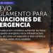 Entró en vigencia nuevo reglamento para situaciones de emergencia