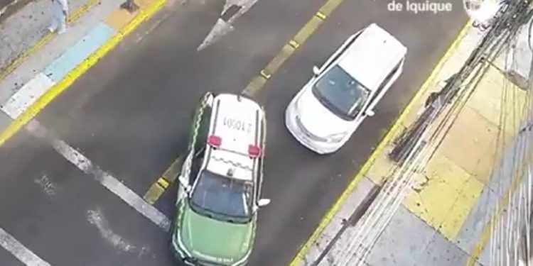 Conductor ebrio causó daño a vehículo con un martillo en sector sur de Iquique