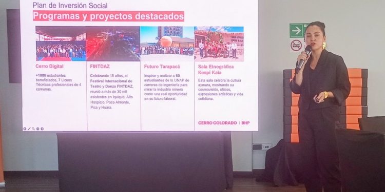 Cerro Colorado / BHP se reunió con la Prensa Regional de Tarapacá