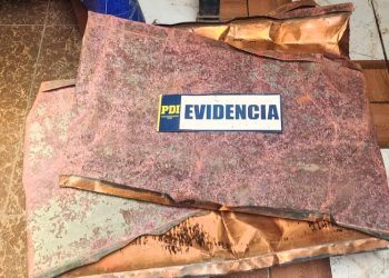 PDI recuperó cobre avaluado en más de 7 millones de pesos perteneciente a la catedral San Marcos