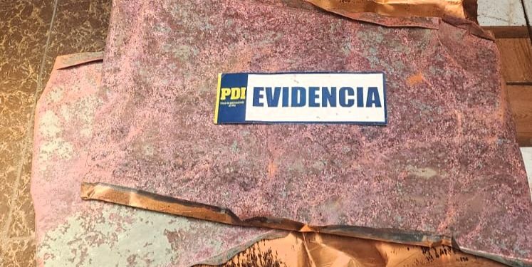 PDI recuperó cobre avaluado en más de 7 millones de pesos perteneciente a la catedral San Marcos