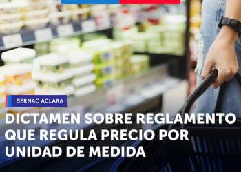 SERNAC aclara exigencias establecidas en reglamento que regula el precio por unidad de medida