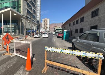 Aguas del Altiplano avanza con segunda etapa de obras de mejoramiento en el centro de Iquique