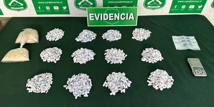 Fiscalía y OS7 neutralizan punto de venta de drogas en sector centro alto de Antofagasta