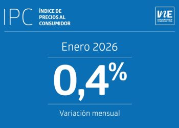 Indice de Precios al Consumidor (IPC) de enero presentó una variación mensual de 0,4%