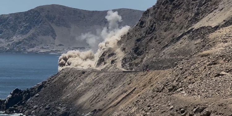 Dan el vamos a obras en Ruta 1 desde Paso Malo a Caleta Urco / Corte total de 10 a 15 horas desde el 2 de marzo