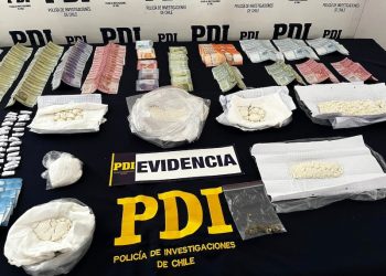 PDI desarticuló cuatro puntos de venta de drogas