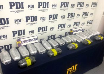 PDI incautó más de 22 kilos de cocaína base en Complejo Fronterizo Chacalluta