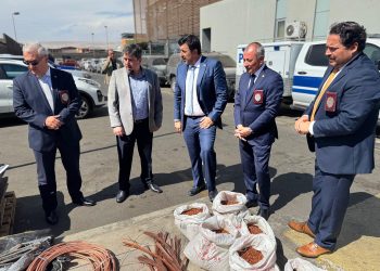 PDI incautó más de 10 toneladas de cobre robado que sería sacado al extranjero