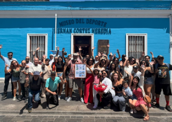Matrimonio iquiqueño Record Guinness es homenajeado por el Museo del Deporte “Hernán Cortez Heredia”