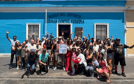 Matrimonio iquiqueño Record Guinness es homenajeado por el Museo del Deporte “Hernán Cortez Heredia”