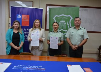 Gendarmería y el Servicio de Reinserción Juvenil firmaron convenio de colaboración