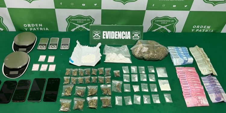 Carabineros del OS7 desarticuló banda dedicada al microtráfico en Alto Hospicio