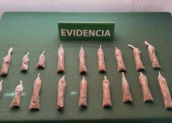Detectan drogas abandonadas en el vía pública en centro de Pozo Almonte