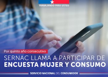 Por quinto año consecutivo Sernac llama a participar de la encuesta mujer y consumo