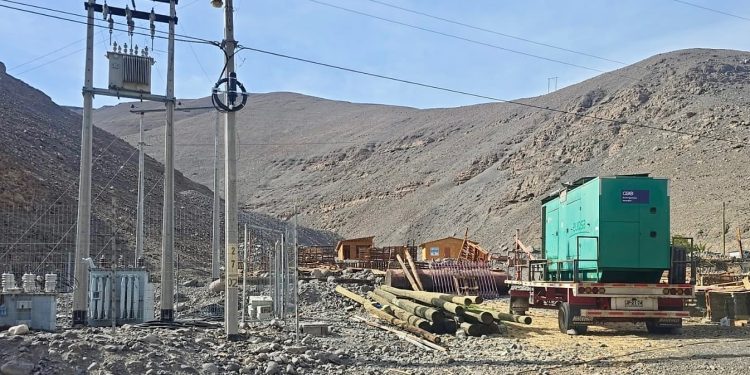 Camiña ya cuenta con equipos de generación de respaldo mientras se avanza en la reparación de su infraestructura eléctrica
