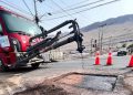 Camión «bacheador» de la IMI