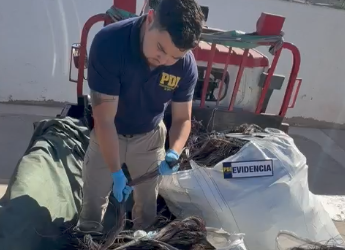 BIRO de la PDI incautó en Alto Hospicio camión con 4.5 toneladas de cables de cobre robados
