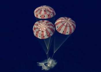 Misión Artemis II: La cápsula amerizó con éxito en el Océano Pacífico