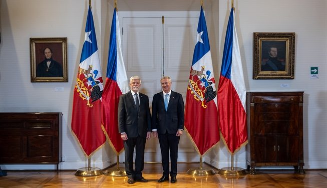 El Presidente José Antonio Kast recibió en visita oficial al Presidente de República Checa, Petr Pavel